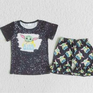 ✨ Star Wars Baby Yoda Girls Boutique Outfit 
Size: 5/6 • Brand New • Never Worn✨